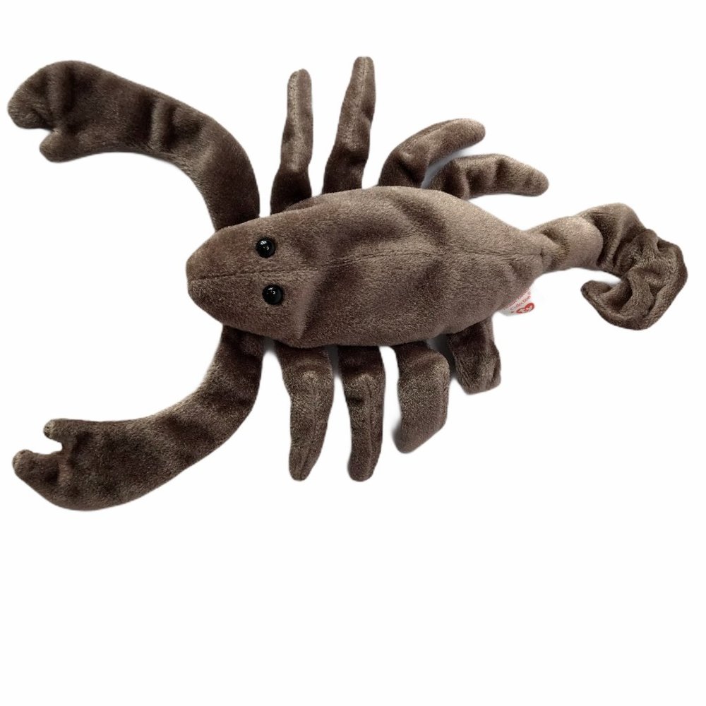 TY Beanie Babies Stinger - Brown Crab Plush Small